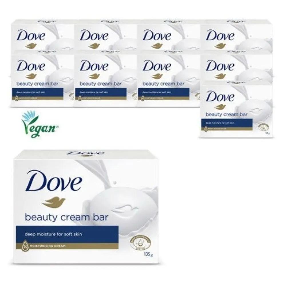 

DOVE Soap White Bar Mild Cleansing Soap 135g 10 Pieces
