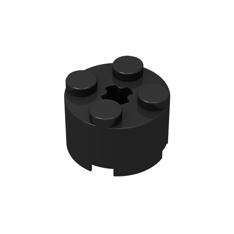 95pcs Cylinder 2x2 Round Brick with Axle Hole Building Blocks Accessories  DIY Parts Compatible with  Bricks  6143 3941