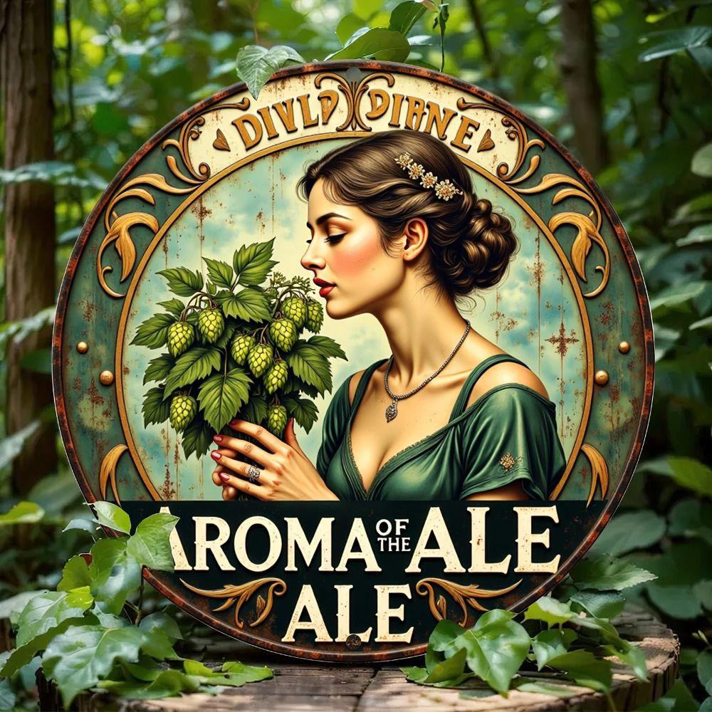 Metal Tin Sign Retro Art 20x20cm Home Wall Decor