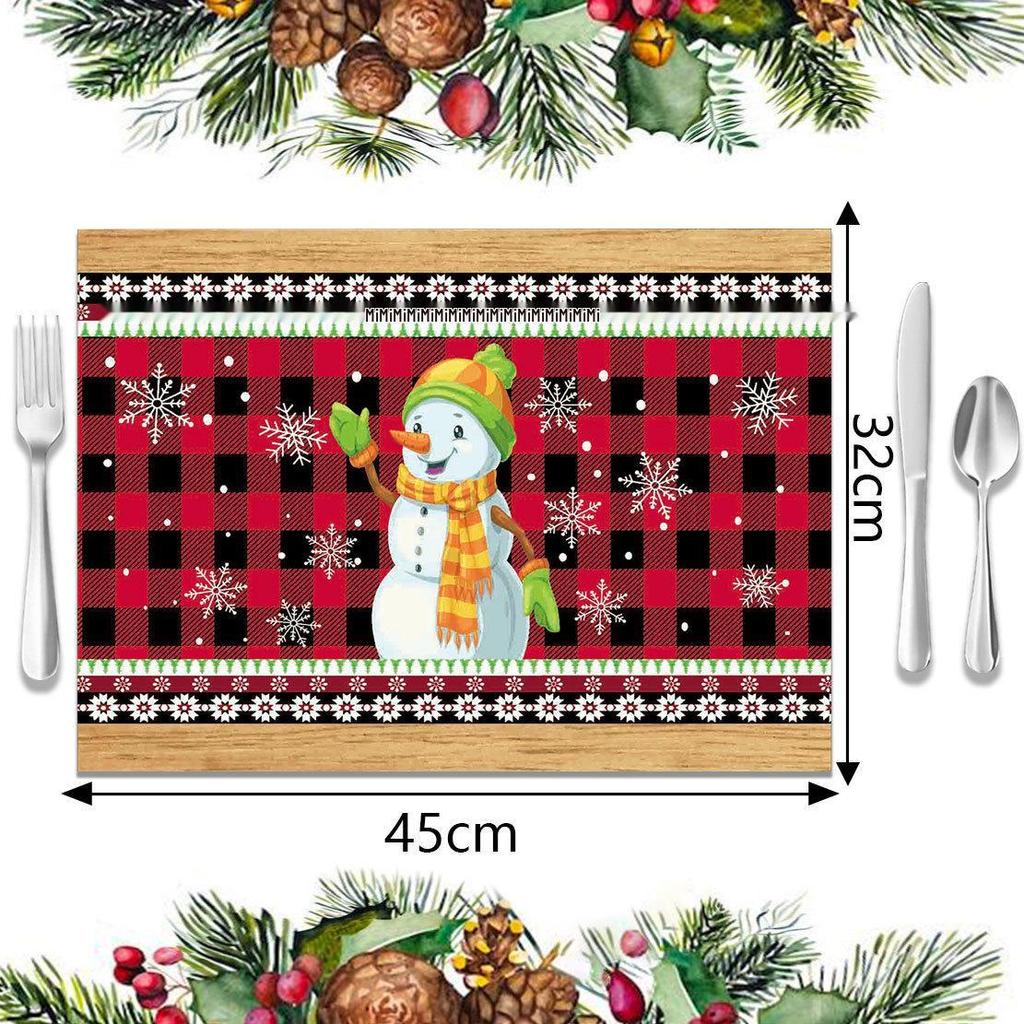 Bestselling Christmas Table Mat: Versatile Heat-Resistant Decorative Placemat