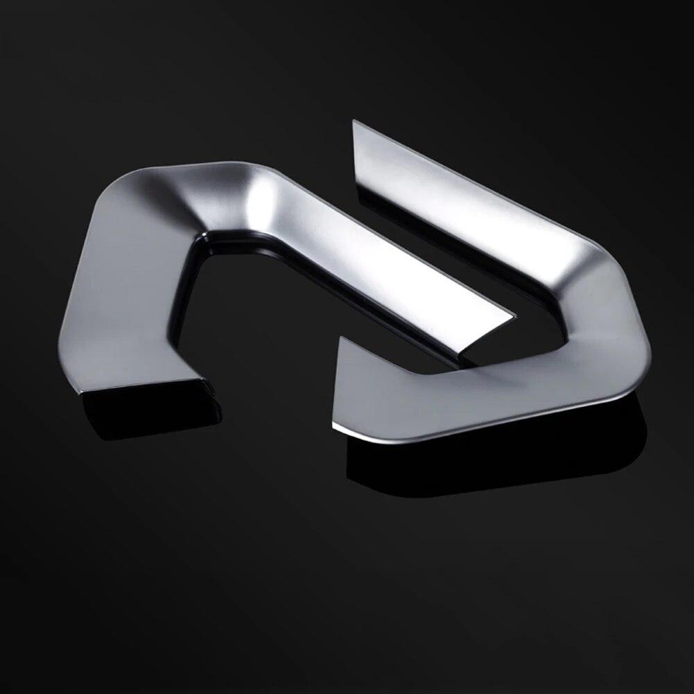 ABS Chrome Car Stickers Central Console Side Decoration U Shape Frame Trim for Land Rover Range Rover Evoque 2012-2018 Accessory