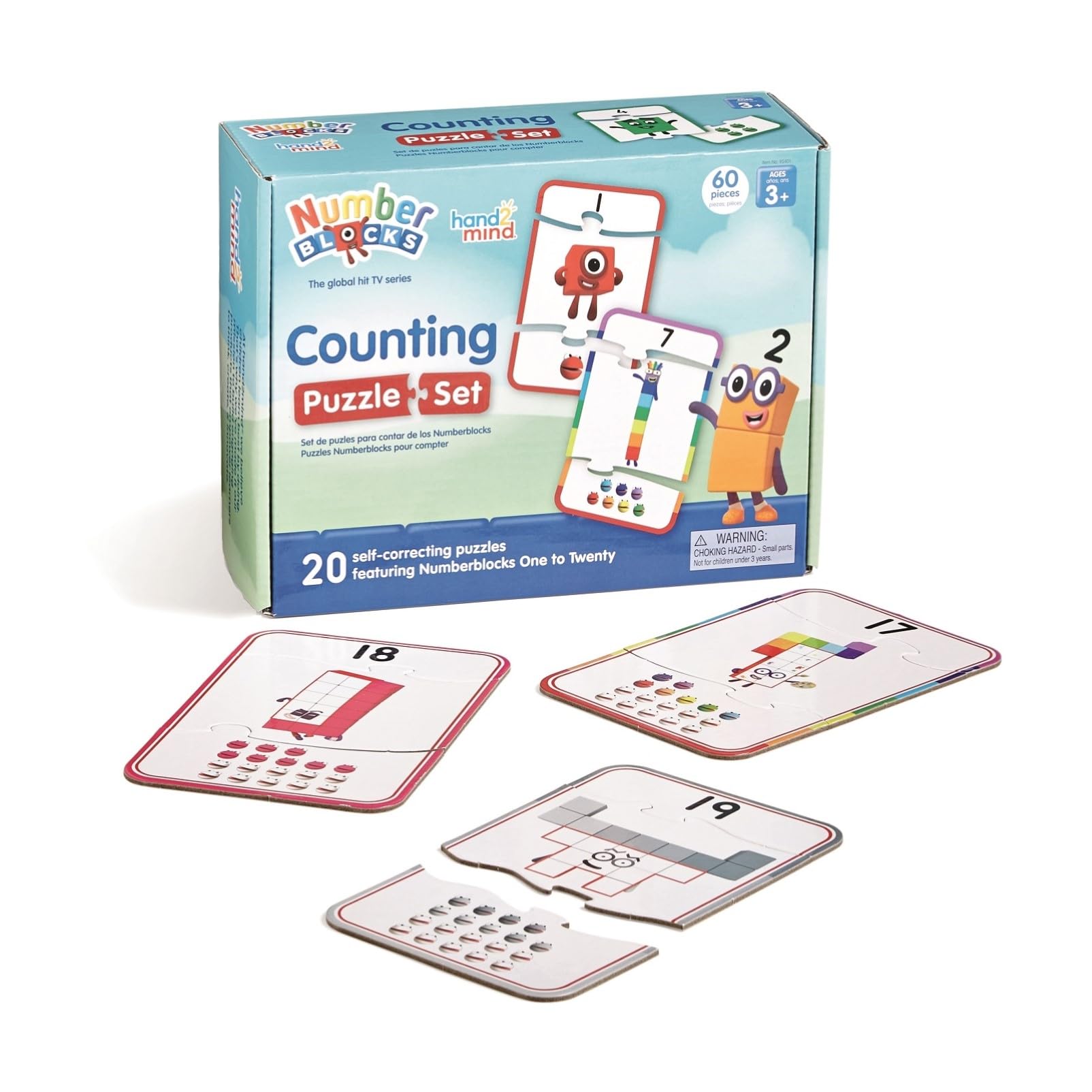 

Numberblocks Counting Puzzle Matching Puzzle Set Authentic Set, 95401,