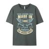 Unisexs T Shirt 43rd Birthday Legend Made In 1980 Tshirts Funny Tshirts Cotton Clothing Shirt Vintage Printed Tshirts