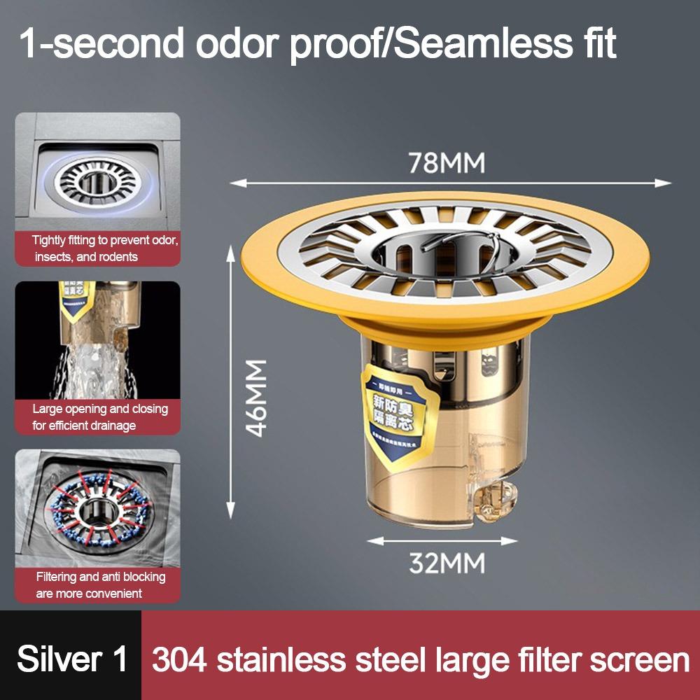 Zdejmowany rdzeń odpływu podłogowego zapobieganie owadom sitko kanalizacyjne wtyczka kuchnia akcesoria łazienkowe