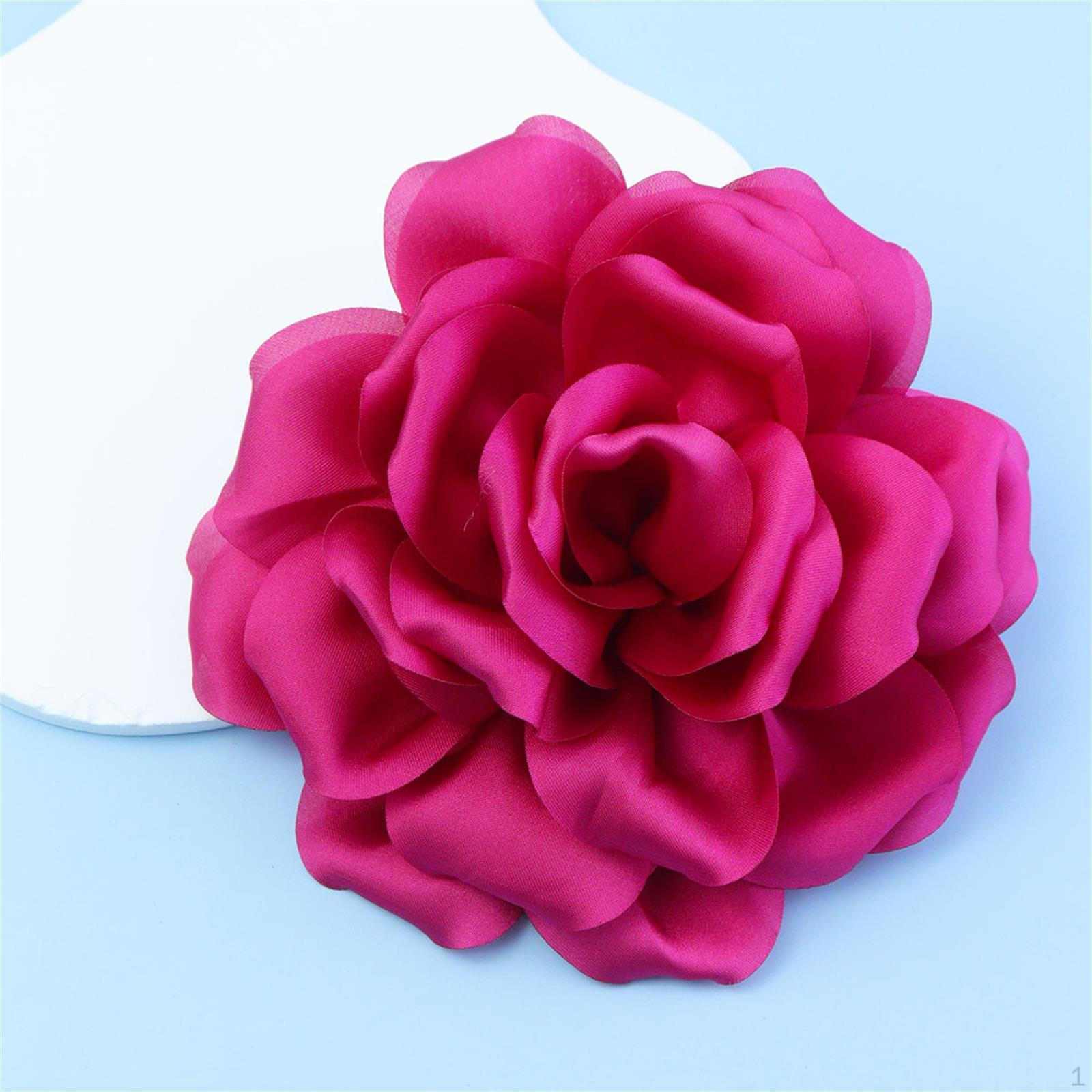 

Цветочная брошь-бутоньерка 10 см Классическая роза на лацкан для церемонии свадебного банкета одежды