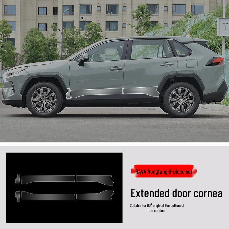 RAV4 Rongfang Custom TPU Transparent Protective Film for Door Corners