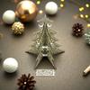 Christmas Tree Lantern Wooden Candlestick Table Lamp - Festive Home Decoration Ornament