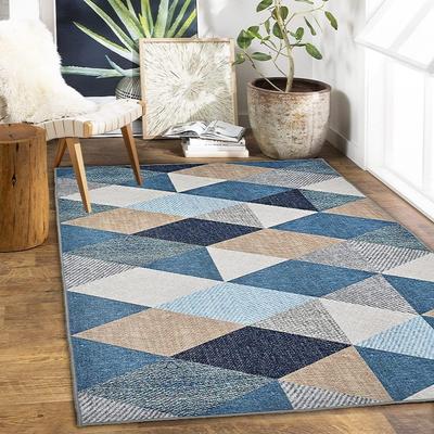 Home 3 X 5 Feet 3D Jet Multi Printed Carpet Rug Runner and Carpets for Bedroom/Living Area/(Crystals, 5' X 3' (Rectangular)
