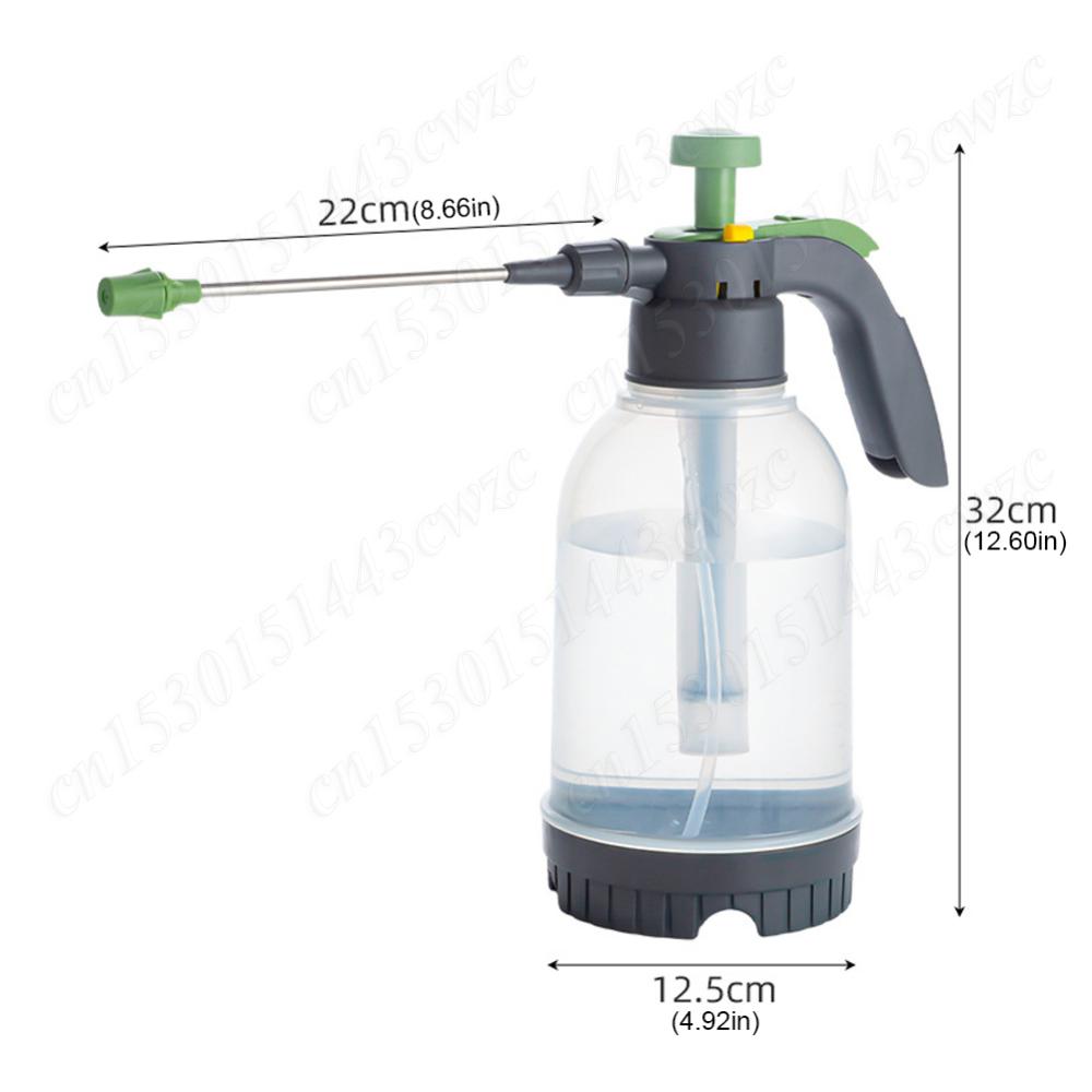 2L Hand Pressure Water Sprayer Spray Bottle Air Compression Pump Garden Sprayer Sprinkler Gardening Disinfection Watering Can
