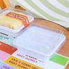 Transparent Bakery Cake Packaging Boxes with Stickers
