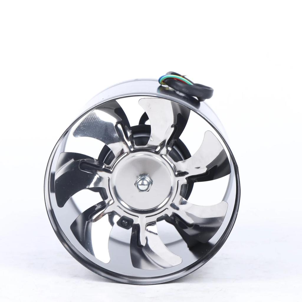 Axial Pipe Metal Blower Bathroom Fan Channel Pipe Fan 500m³/h Channel Duct Extractor Insert Exhaust Fan