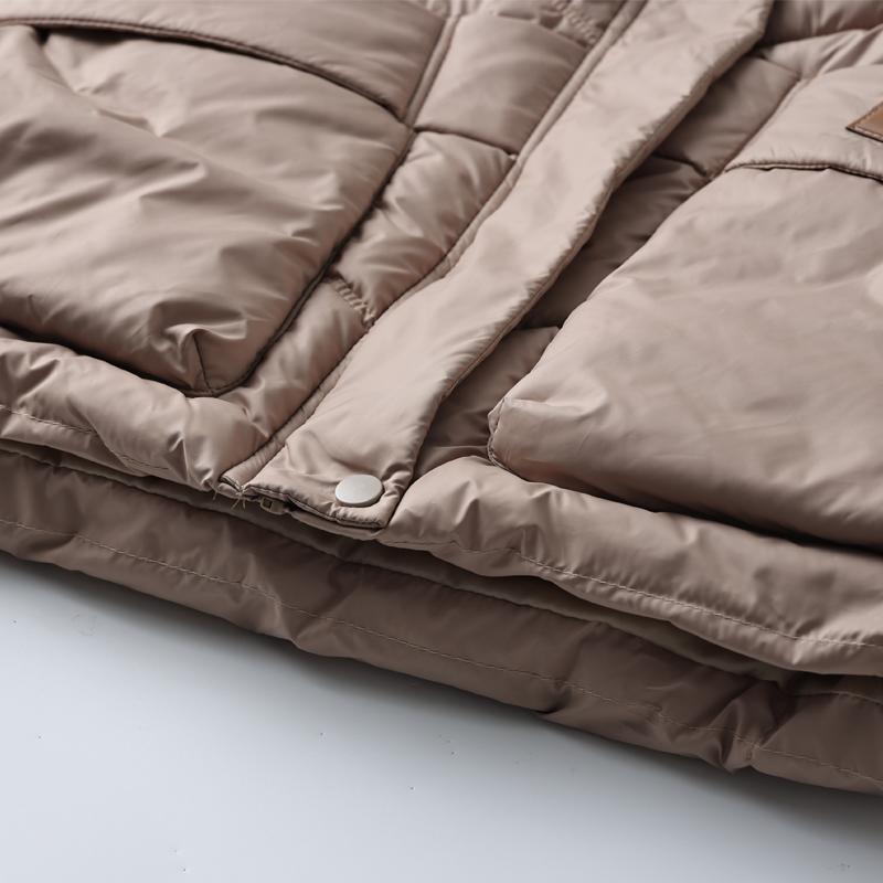 Módní Zimní Teplá Vesta Dámská Bez Rukávů Parka Ležérní Silná Dámská Bunda