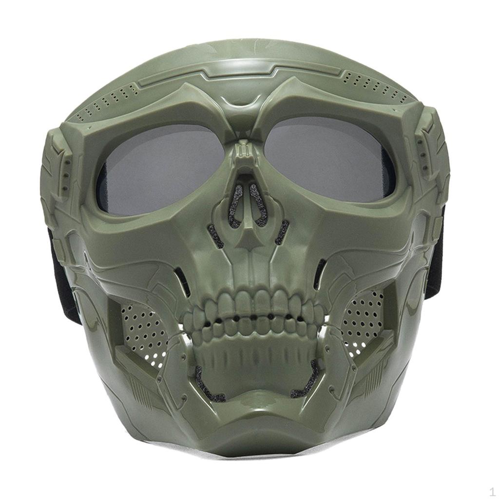 Skull Goggles Protective Full Face Mask for Riding Skiing Snowing Party