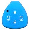 IKT Silicone Cover for Toyota, Keyless Keyless Keys, 4 Buttons, Light Blue, Alphard, Noah,