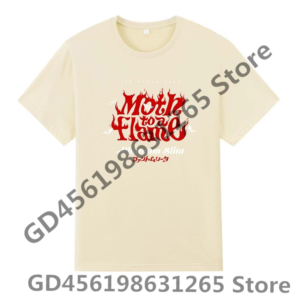 Maglietta Cool Phantom Siita Unisex Donna Harajuku Kawaii Top Y2k Unisex Anime Tee Top alla Moda Abbigliamento Casual Ragazzi Ragazze