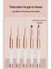 Top-Selling White Handle Rose Gold Ferrule Nail Art Brush with Daisy Phototherapy Carving Tip