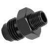 Straight Fuel Line Fitting 6AN To 1 8NPT 6061‑T6 Aluminum Adapter Connector Black Car Accessories