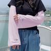 1 Pair Women's Long Loose-Fit Gloves - Breathable, Lightweight Summer Arm Sleeves in Solid Color, Polyester, Non-Stretch, Casual Style
