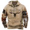 Mens Casual Fleece Hoodie 3D Print Sports Sweatshirt Loose Fit Youth