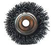 4'' x 5/8'' Nylon Filament Wheels Cup Brush Set for Angle Grinder Grit 120,Nylon Drill Brush Kit for Removal Rust Corrosion Paint(1Pcs-Gray Cup Rush)