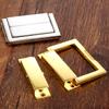 DRELD 2 Pièces Serrure Boîte Dorée/Argentée Loquet à Bascule Loquets pour Boîte à Bijoux Valise Boucle Clip Fermoir Quincaillerie de Meuble +Vis