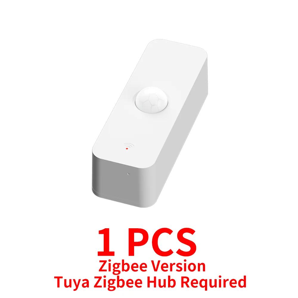 Tuya WiFi Zigbee PIR Motion Sensor Smart Home Human Body Infrared Detector Security Smart Life Works With Alexa Google Zigbee Ver 1PCS