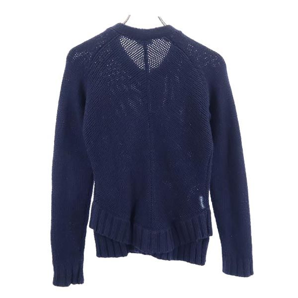 Armani Jeans Wollmischung Strickjacke S Navy System Damen Gebraucht