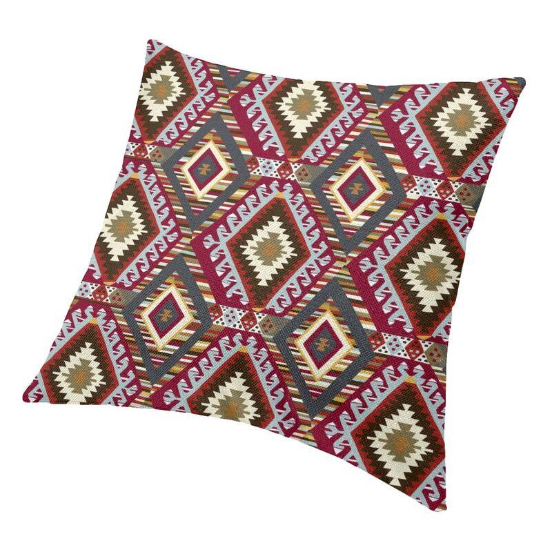 Vintage Turkish Kilim Navaho Weave Aztec Textile Throw Pillow Cover Decoration Boho Ethnic Persian Tribal Car Cushion Cover
