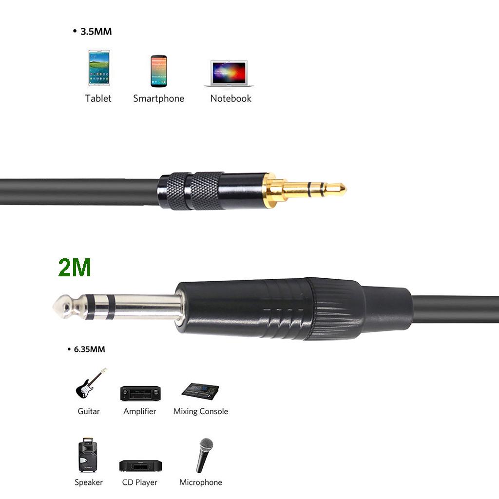 1/8 3.5MM To Dual 6.35MM 1/4 Mono Jack 