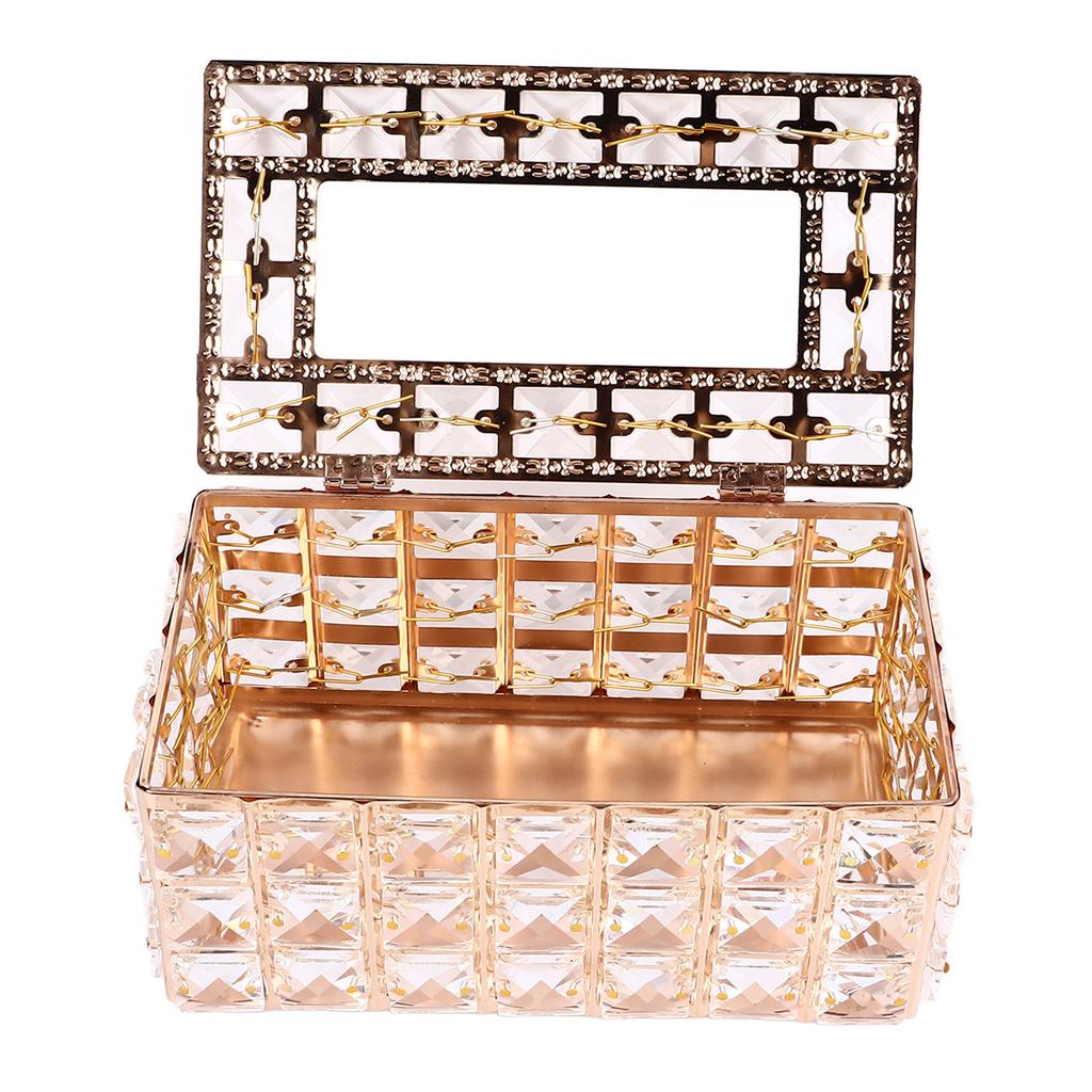 Tissue Dispenser Elegant Napkin Holder Decorative Facial Tissue Holder for Bathroom Living Room