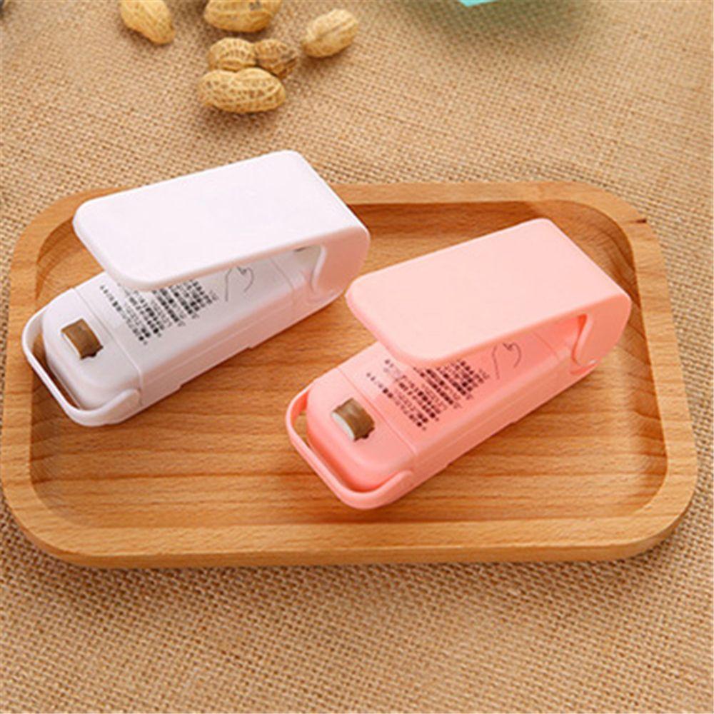 

New Mini Machine Impulse Sealer Heat Sealing Portable Plastic рожевий