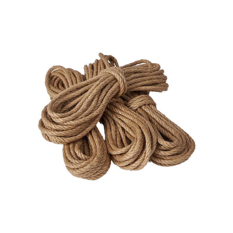 Handmade Jute Hemp Rope: Decorative, Lighting, Binding & Cat Climbing