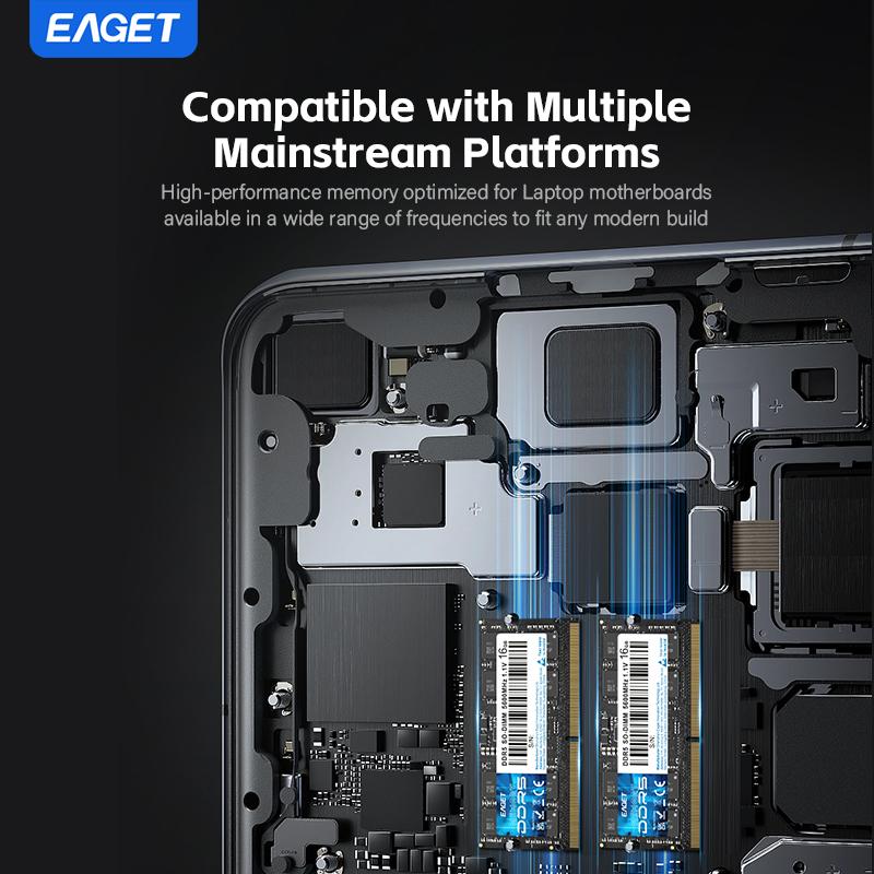 DDR5 RAM Kit,5600MHz Laptop Memory, CL46, High Performance, Energy Efficient, Compatible for Mainstream Notebooks Only,Not for Desktop Computer