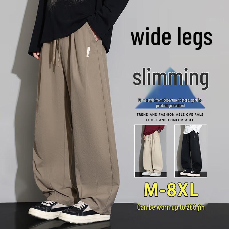 

Men s Wide Leg Straight Casual Pants 8XL