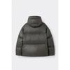 Customellow Hooded Down Jacket Brown Cwuaw25814brd