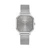 Monsoon Square Stainless Steel Silver Dial Quartz D7917AS Women's Watch