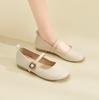 With skirt single shoes women's 2025 new autumn flat-bottomed French soft sole not tired feet, beautiful and versatile Mary Jane shoes