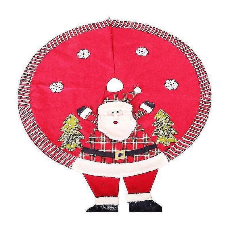 Christmas Tree Skirt Santa's Tree Skirt For Xmas Holiday Party Decorations