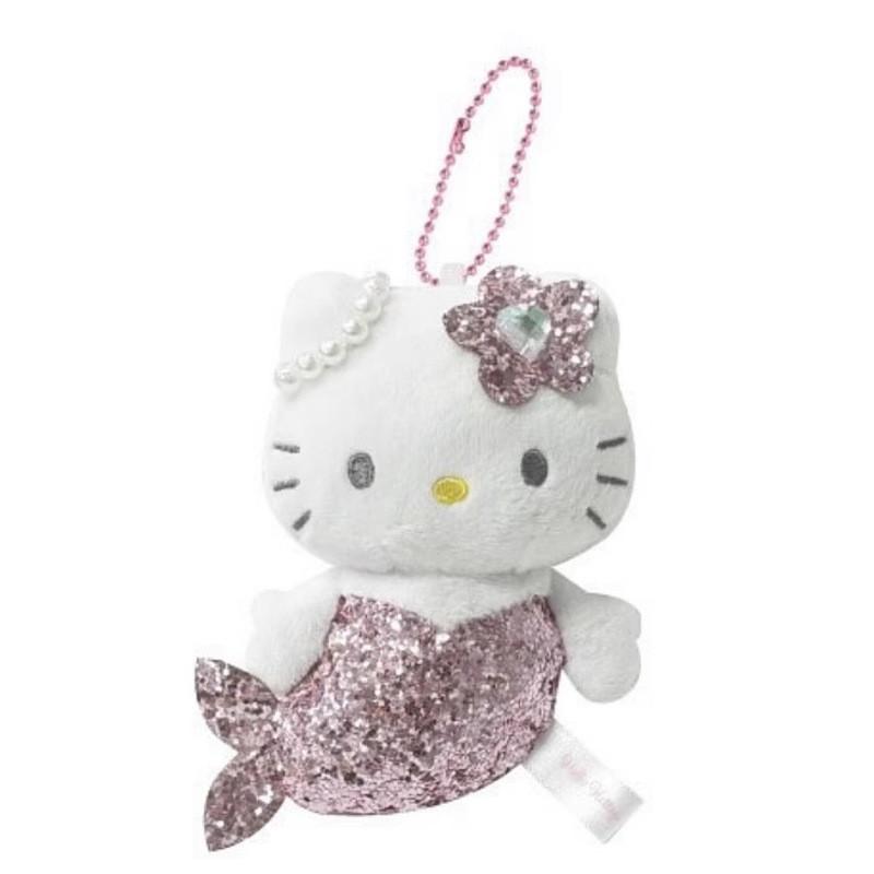 Sanrio Hello Kitty Unicorn Plush Keychain With Soft Short Pile For Cute Character Collectors