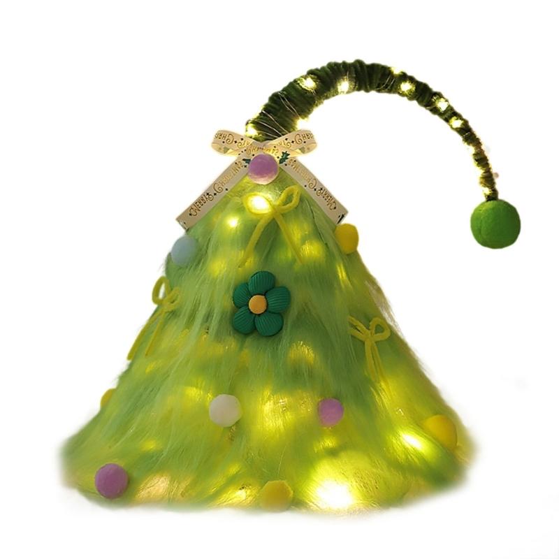

Festival Plush Tilted Pine Tree Decoration For Kids Family Holiday Decorating Christmas Hanging Ornament