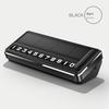 Solar Powered Led Temporary Parking Card, Multi-Number Hidden Plate, Car Parking Stop Gadget