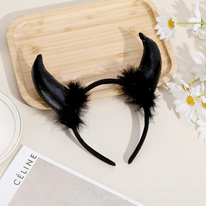 Halloween Hairband Demon Bat Spider Headband Party Hairpin Dance Decoration Prop Cosplay Headband Funny Holiday Hair Accessories