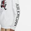 Jordan FW21 Brand Logo Regular Fit Knit Sweater Men Tops White DH9505-101