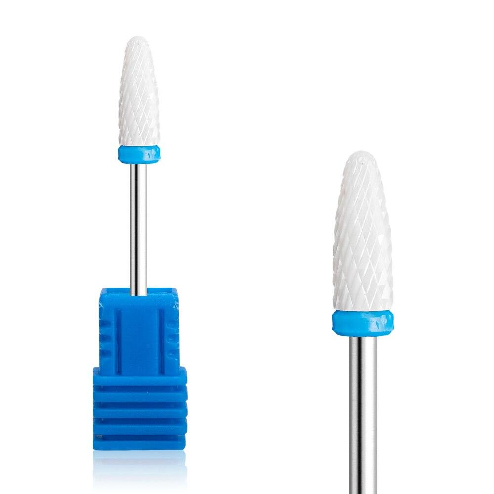 Ceramic Carbide Nail Drill Bit Rotate Burr Milling Nail Cutter Bits Electric Drill Machine for Manicure Pedicure Tools