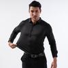 Men S Long Sleeve Stretch Solid Color Business Casual Shirt