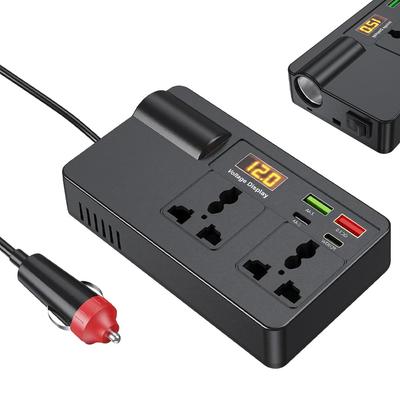 Wechselrichter, 200 W, Zigarettenanzünderbuchse, Wandelt Auto-Gleichstrom 12 V in Gleichstrom 100 V um