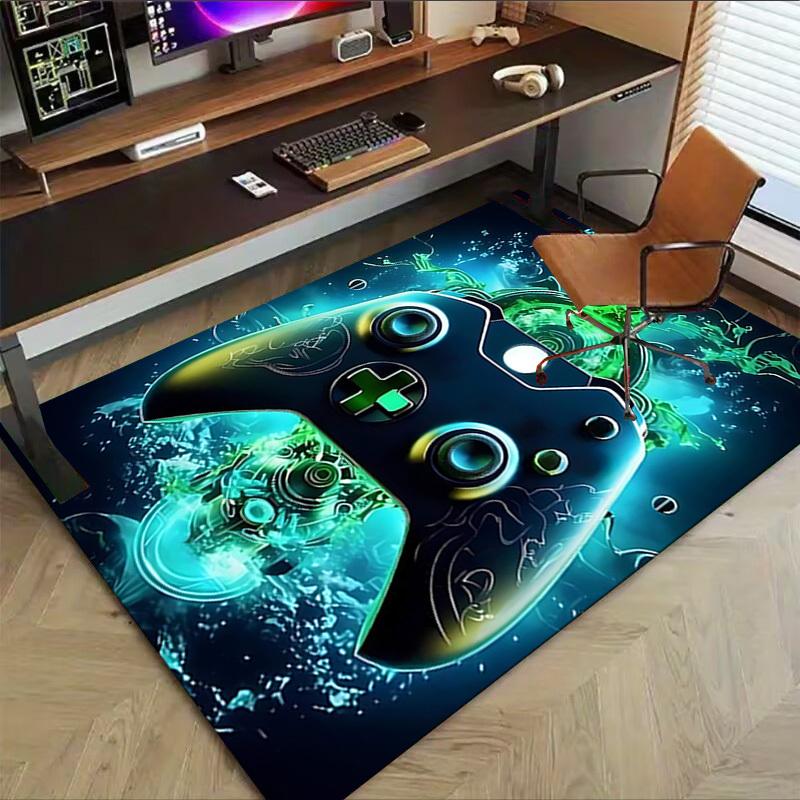 1PC Controller Game Extra Large Non-Slip Floor carpet, Office, family, bedroom, Studio - Large Area Rug,Longlasting Material-K0369