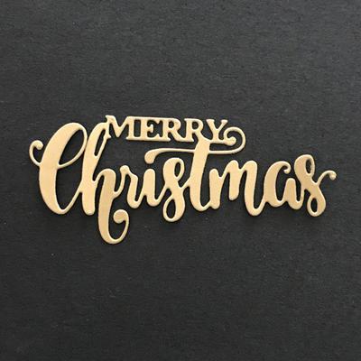 Wykrojnik Kształt Litery Merry Christmas Stal Węglowa Stempel Wytłaczany Forma