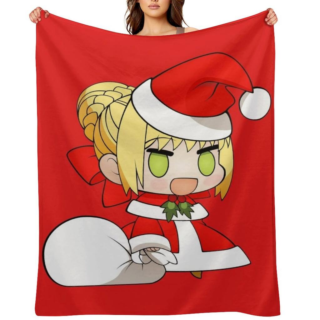 Padoru Throw Blanket Flannel Baby Bed Fashionable Cute Blankets
