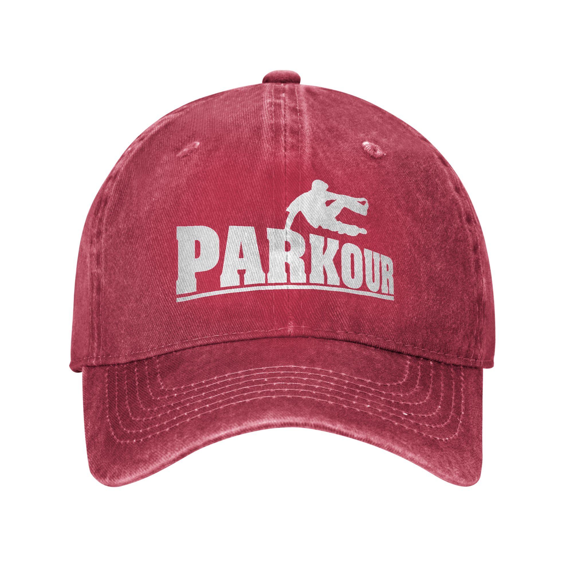 Pure Color Dad Hats Parkour Obstacle Course Womens Hat Sun Visor Baseball Caps parkour Peaked Cap One Size